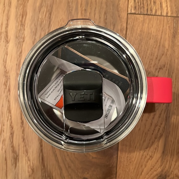 YETI Rambler BIMINI PINK (discontinued) 14 oz Mug w/ Handle & MagSlider Lid - Picture 5 of 6